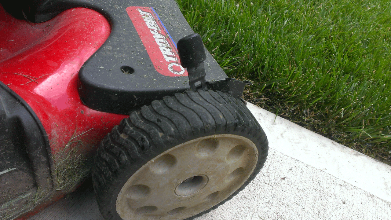 Low Mowing the Lawn