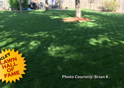 Brian K. Grass Pad Lawn Hall of Fame