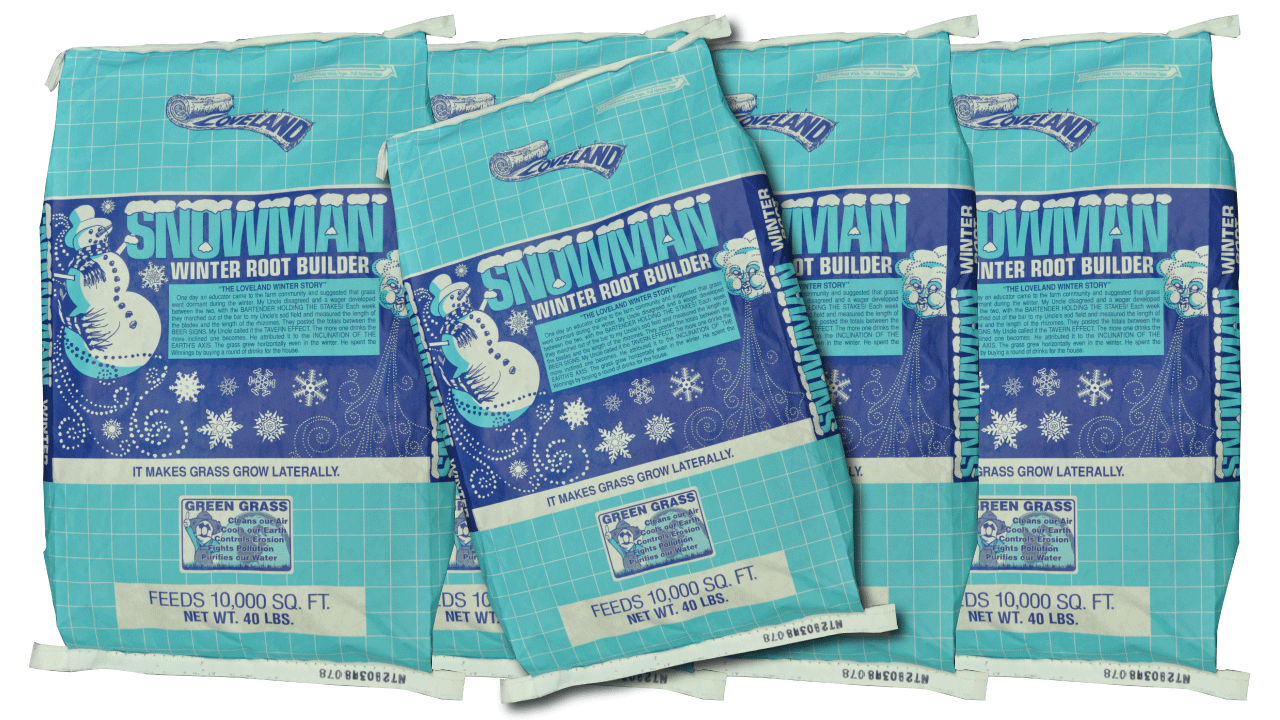 Snowman® Winter Lawn Fertilizer and Root Builder - Grass Pad